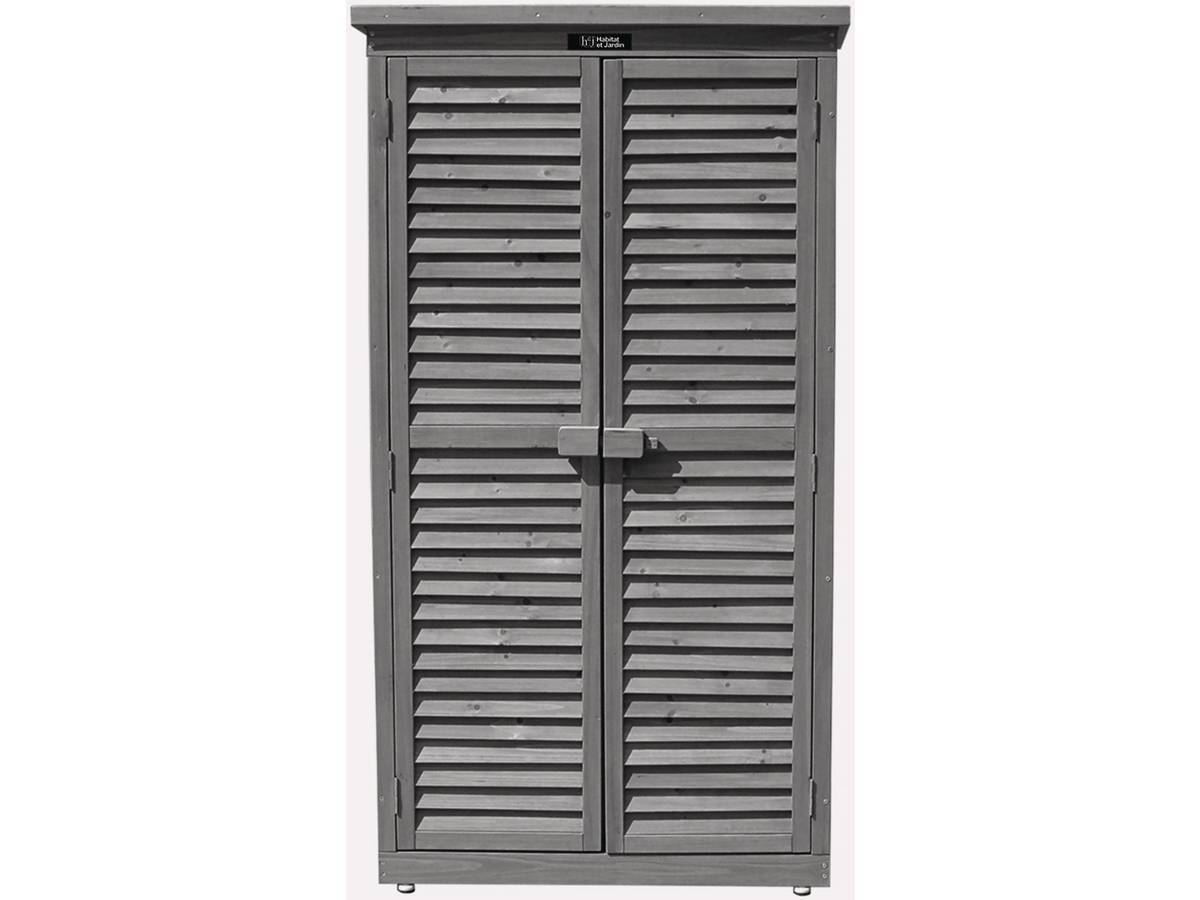 Habitat Et Jardin - Armoire De Jardin "space" - 87 X 46.5 X 160 Cm - Anthracite -habitat Et Jardin - Imagen 2