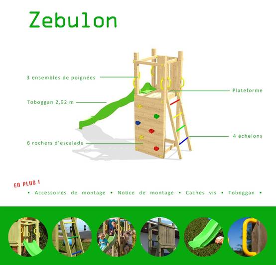 Châlet-Jardin - Aire de jeux "Zébulon" Chalet & Jardin - Image 8