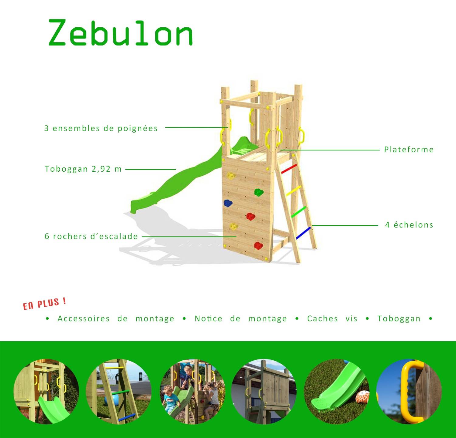 Châlet-Jardin - Aire de jeux "Zébulon" Chalet & Jardin - Image 8