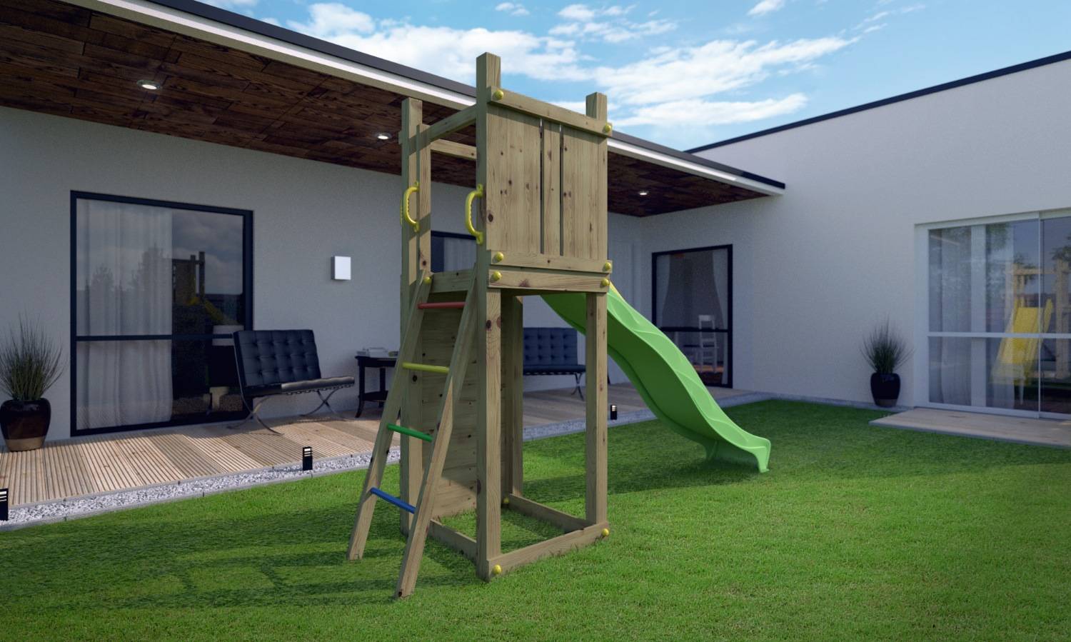Châlet-Jardin - Aire de jeux "Zébulon" Chalet & Jardin - Image 3