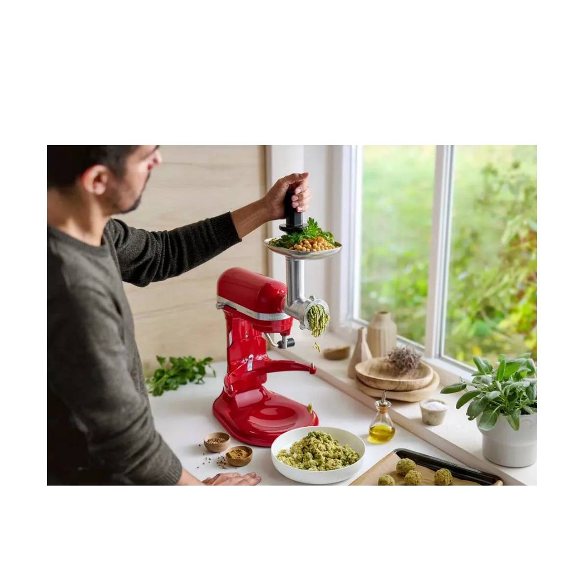Robot sur socle 5.6l 375w rouge 5KSM60SPXEER/1 Kitchenaid - Image 5