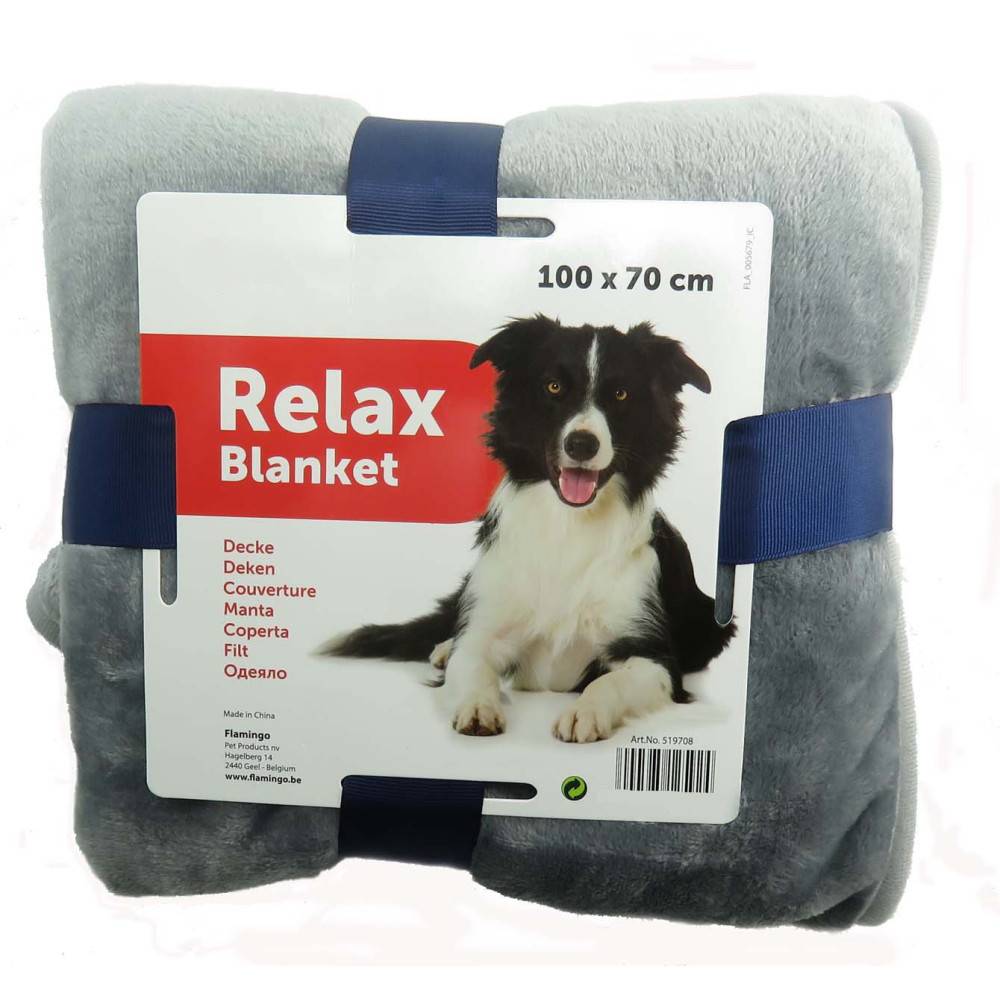 Couverture 100 x 70 cm. couleur grise.  pour chien. - Imagen 2