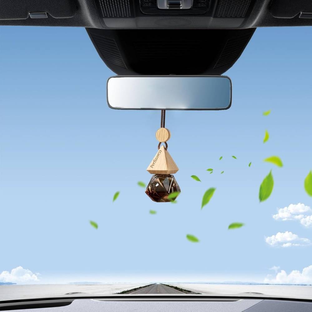 Parfum voiture suspendu - Design cristal - Diffusion longue durée - Living123 - Image 2