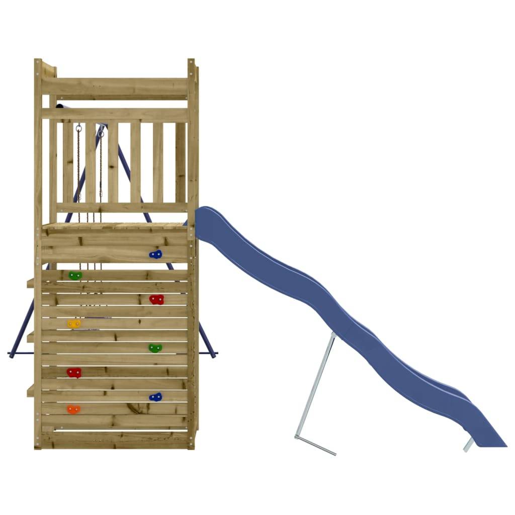 Helloshop26 - Aire de jeux d'extérieur 316 x 349 x 207 cm bois de pin imprégné - Imagen 4