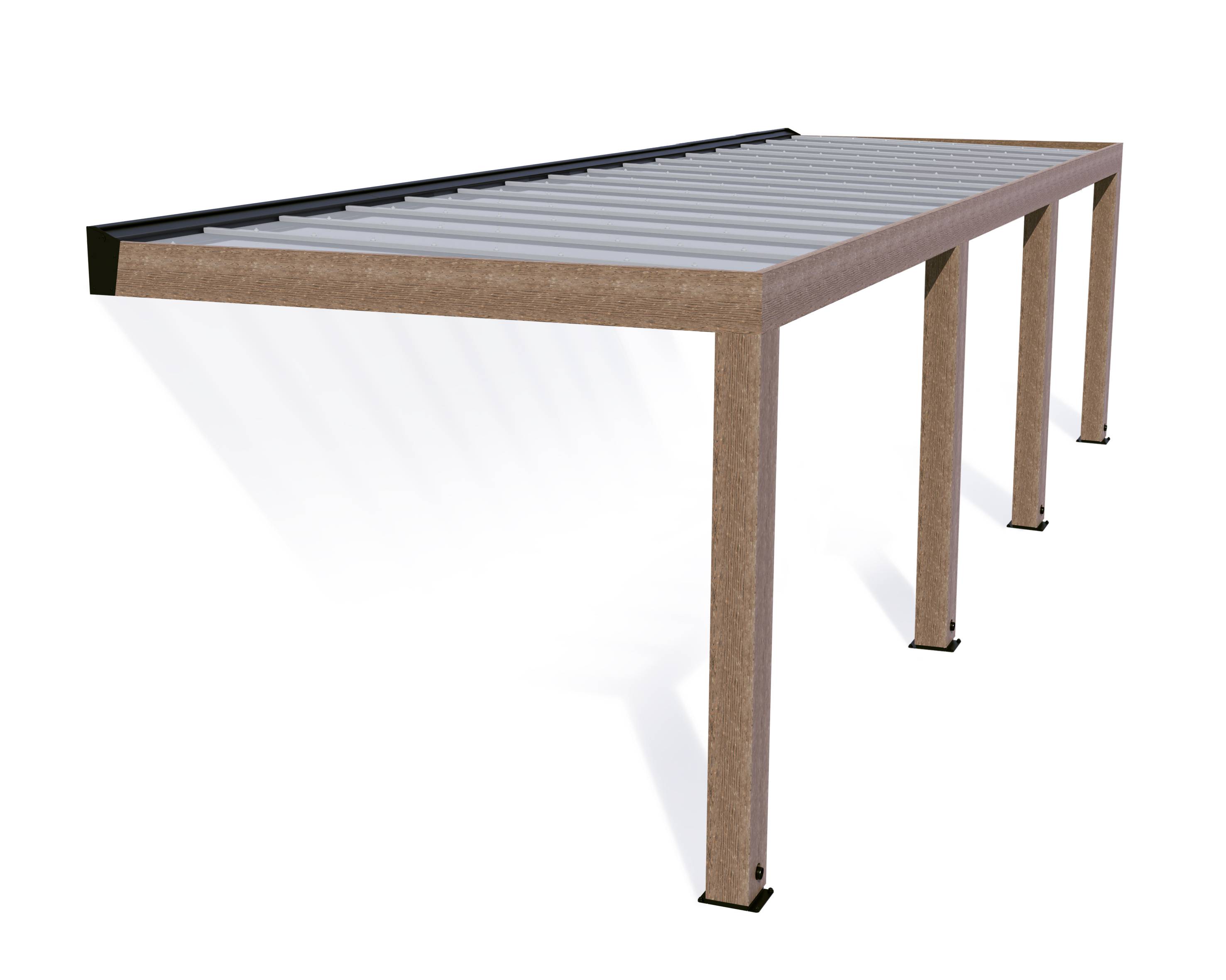 Canopia - Canopia Pergola Helsinki 3 x 10 m Pergola en bois de cèdre - Imagen 1