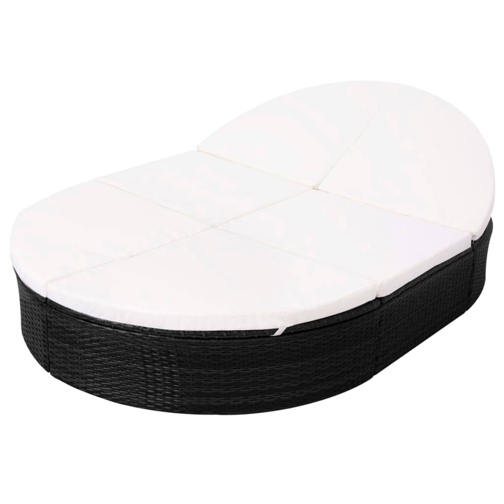 Prolenta Premium - Chaise longue pliante/transat Cecily Blanc 200 X 140 X 28 cm - P87209B - Image 3