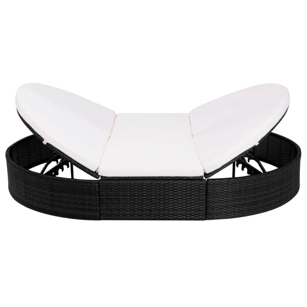 Prolenta Premium - Chaise longue pliante/transat Cecily Blanc 200 X 140 X 28 cm - P87209B - Image 2