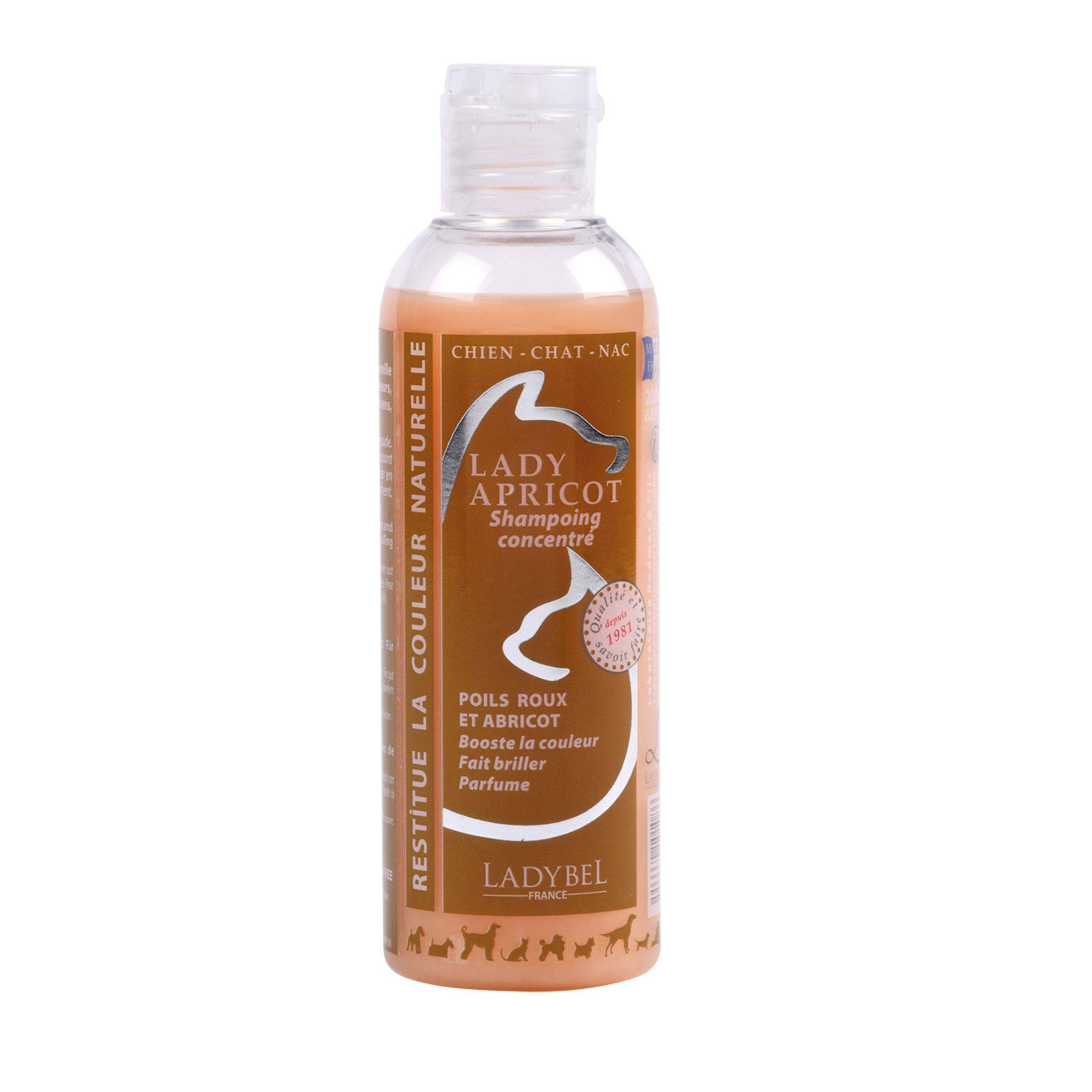 Shampooing Lady Apricot par LadyBel : 200mL LADYBEL
