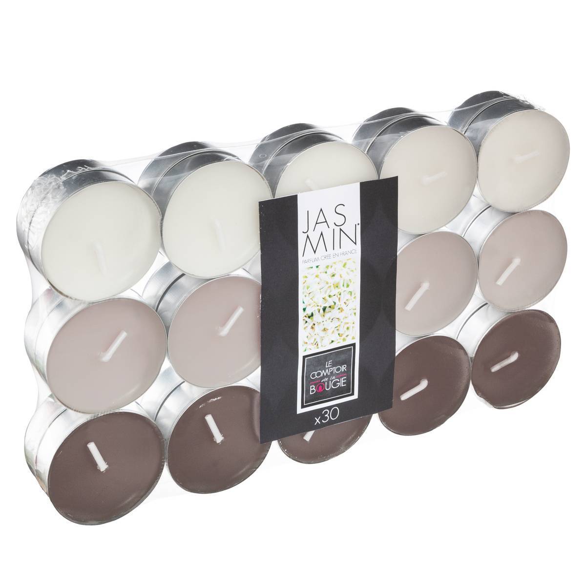 Atmosphera - Lot de 30 bougies parfumées jasmin 350g - Atmosphera Créateur d'intérieur - Image 1