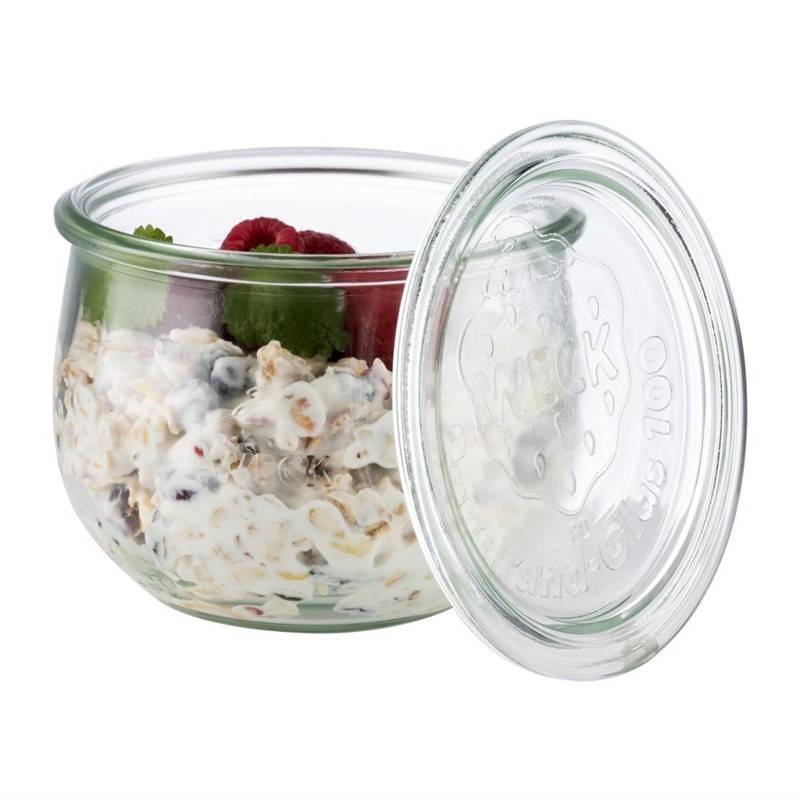 Bocaux en Verre Tulipe avec Couvercle Weck 580 mL - Lot de 6 - APS - Image 2