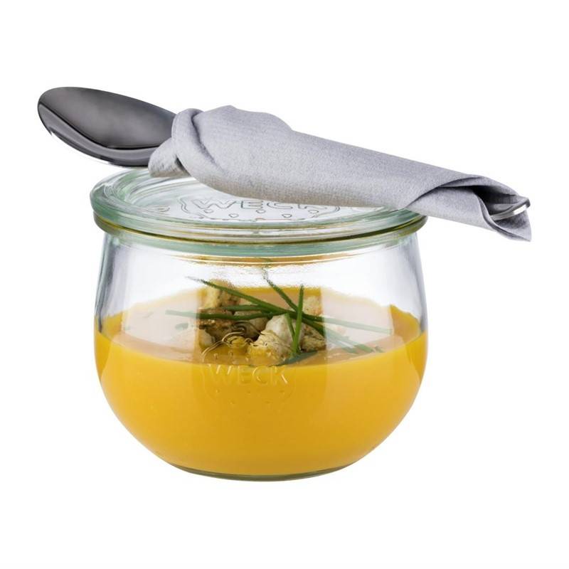 Bocaux en Verre Tulipe avec Couvercle Weck 580 mL - Lot de 6 - APS - Image 3