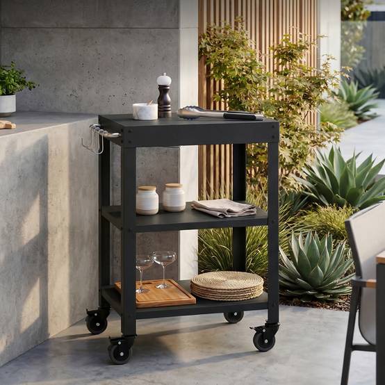Casa.Pro - Desserte de jardin Bolognano noir casa.pro - Image 4
