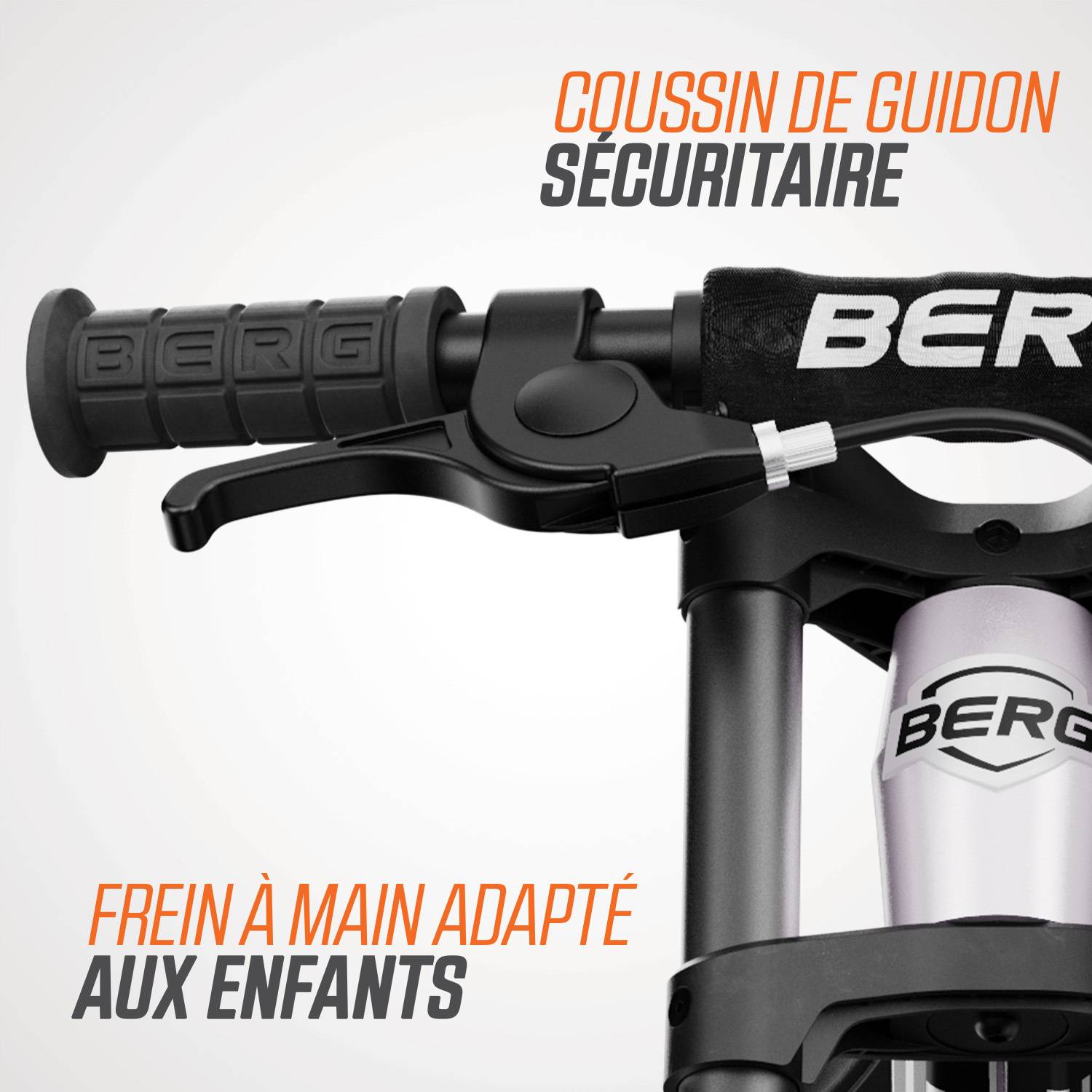 Berg - Vélo d'équilibre Biky Cross blanc avec frein à mains 2-5 ans, BERG - Imagen 7