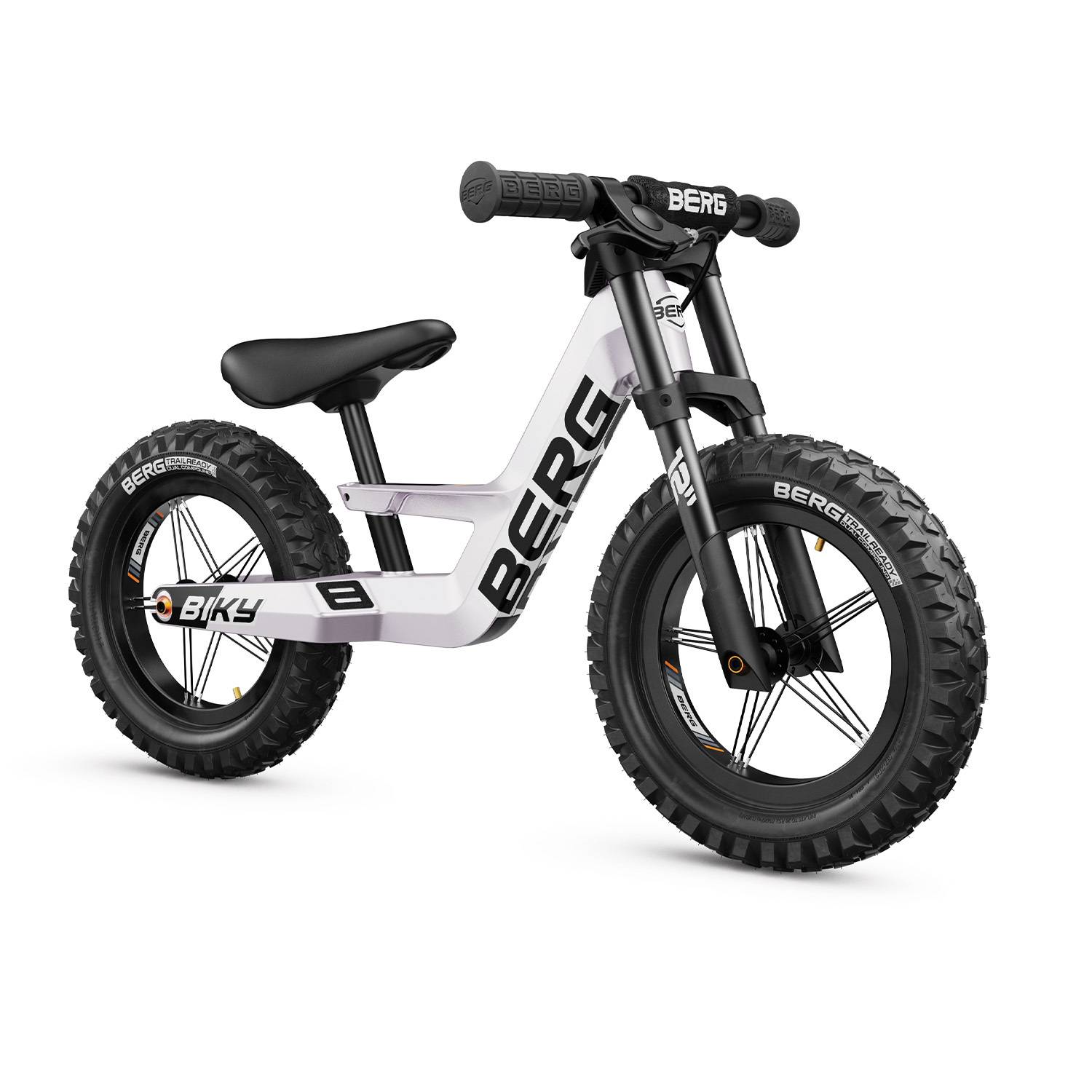 Berg - Vélo d'équilibre Biky Cross blanc avec frein à mains 2-5 ans, BERG - Imagen 1