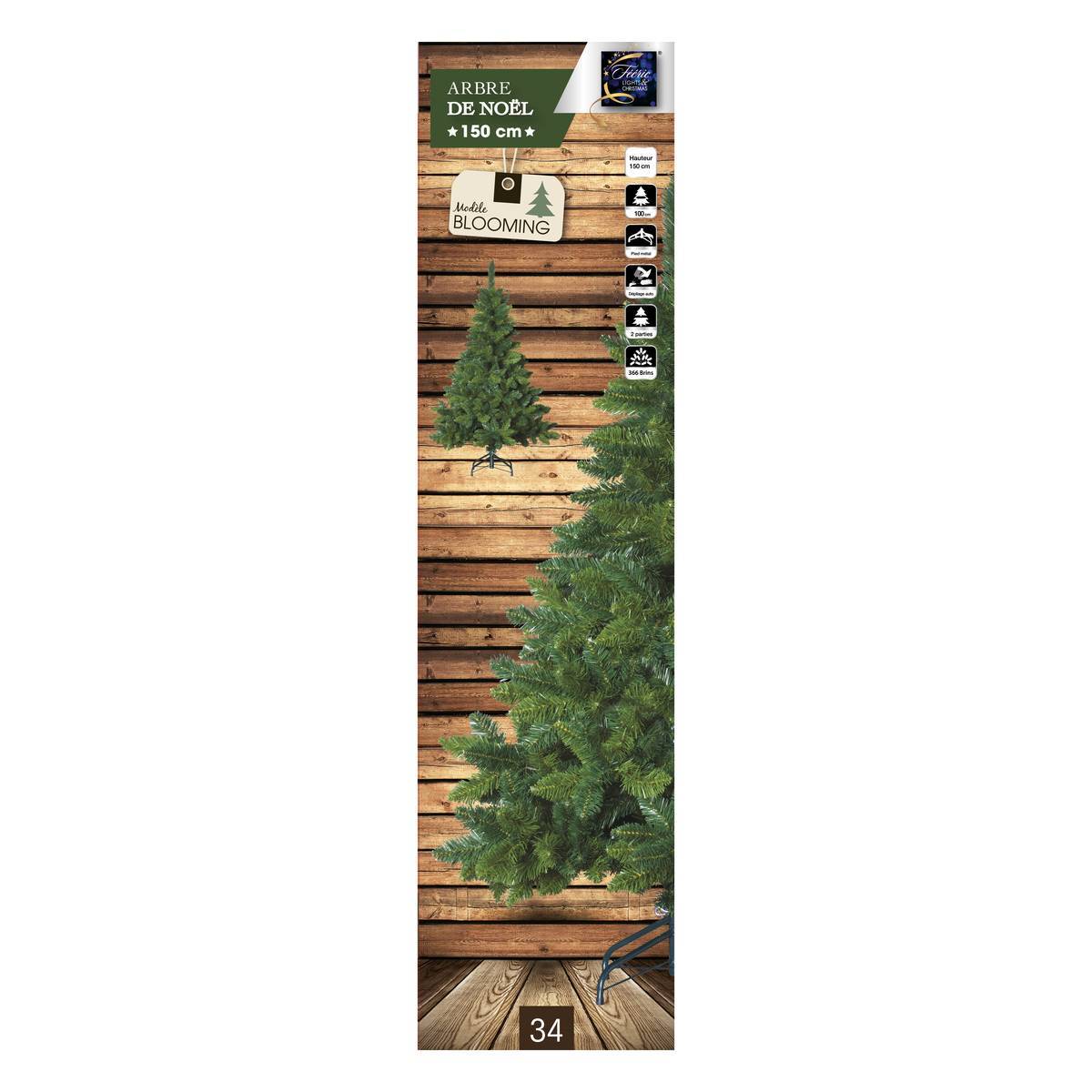 Sapin Blooming 150cm vert FEERIC LIGHTS & CHRISTMAS - Image 2