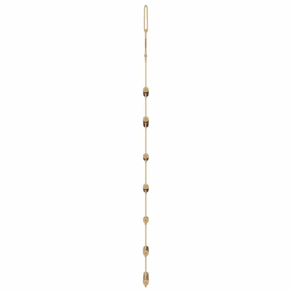 Lot de 2 Sapins de Noël Muraux Suspendus en Bois Naturel Décoration 90 cm – ComfortXL Outdoor Living - Image 5