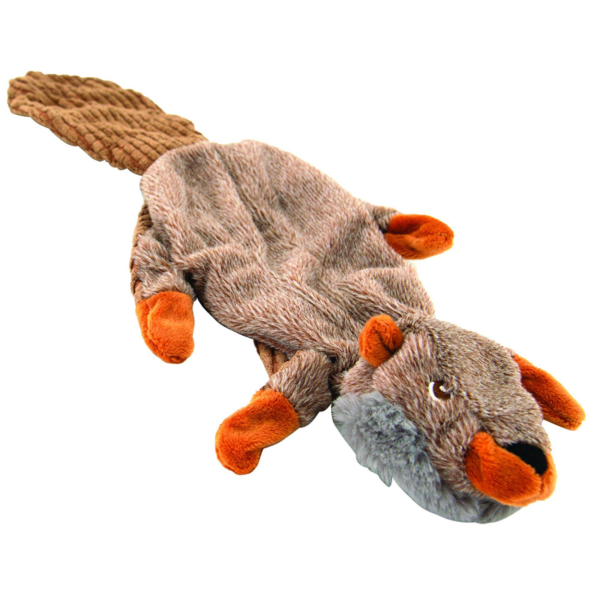 Castor plat peluche chien CHADOG