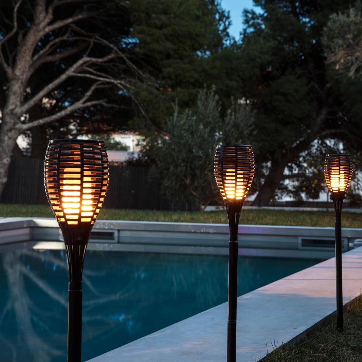 Lumisky - Torche effet flamme MAITY SUN H80cm - Imagen 3