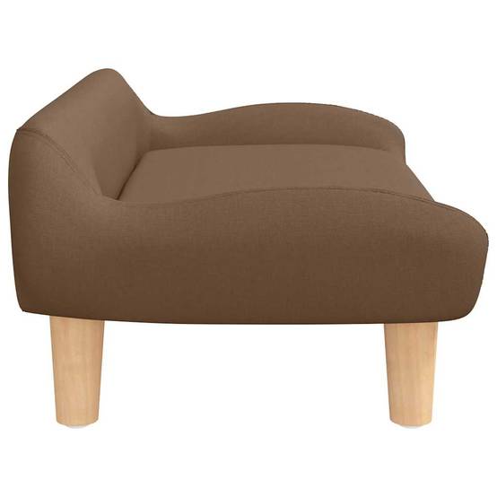 Canapé pour chien en tissu sur pieds design pour salon Marron 70 cm – ComfortXL Pet Living - Image 4