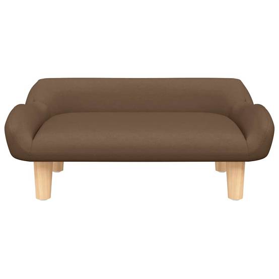 Canapé pour chien en tissu sur pieds design pour salon Marron 70 cm – ComfortXL Pet Living - Image 3