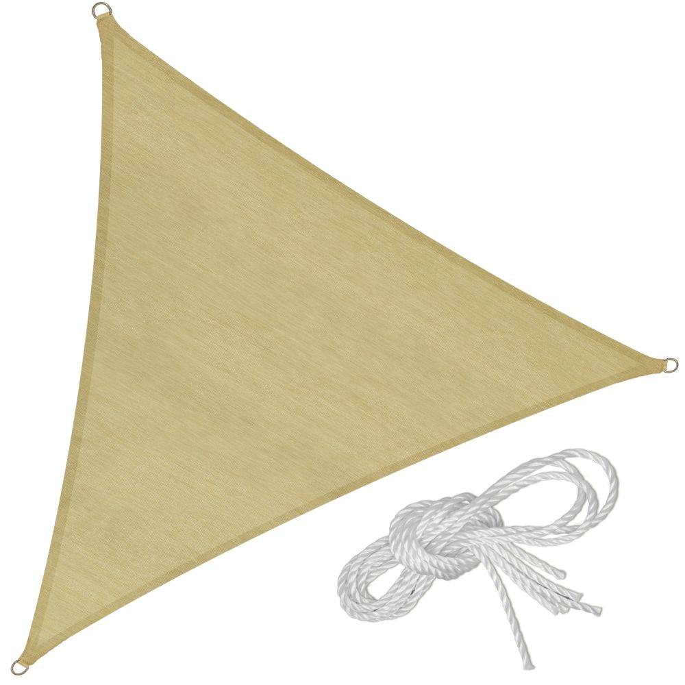 Helloshop26 - Voile toile d'ombrage taud de soleil triangulaire 360 cm