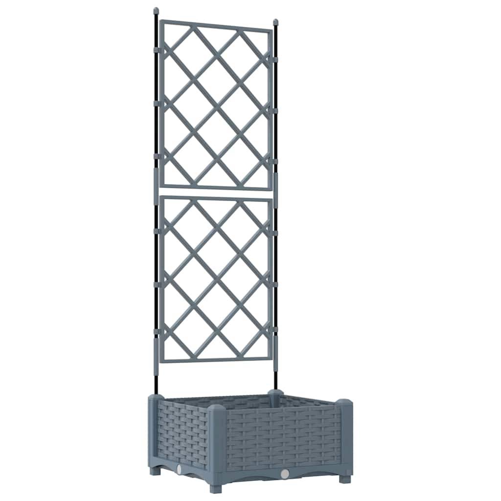 Prolenta Premium - Jardinière polypropylène gris  40 x 40 x 125,5 cm  - Prolenta premium p335.2