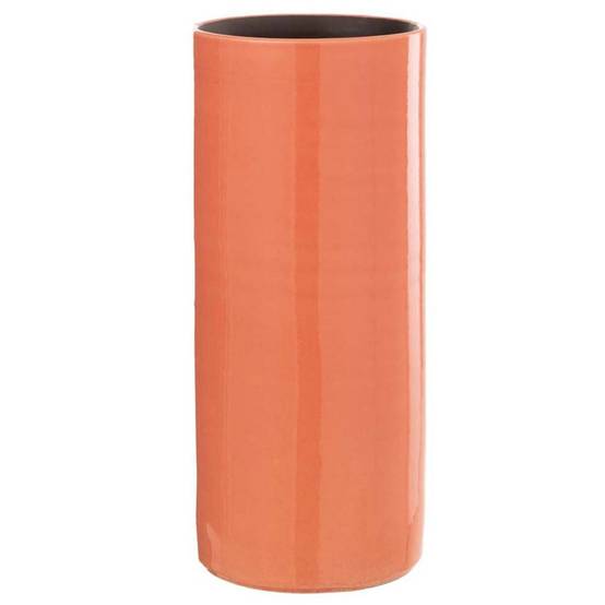 Vase Design en Céramique "Flek" 37cm Orange