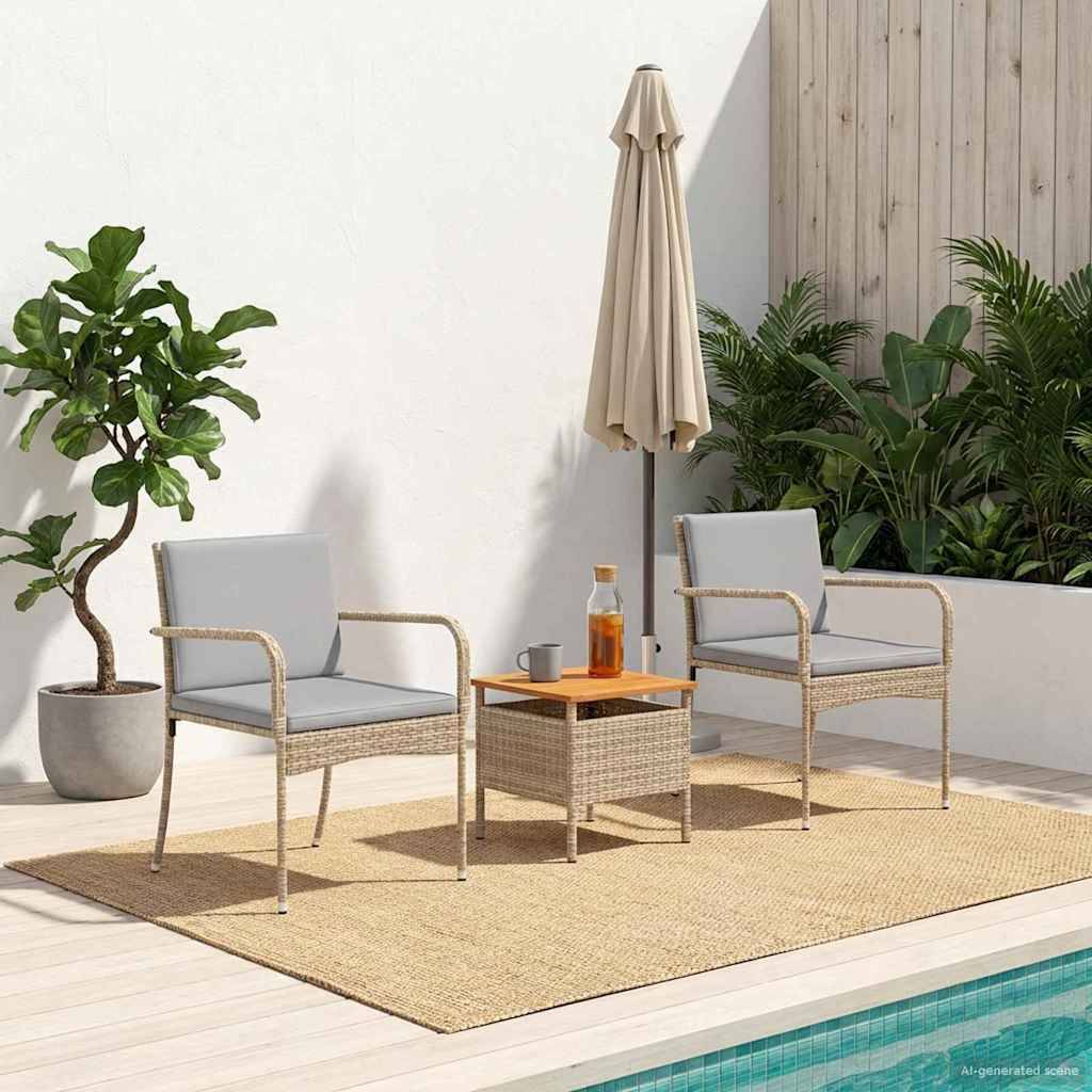 Vidaxl - Ensemble de jardin-Salons de jardin Beige polyrotin 639839 - Image 1