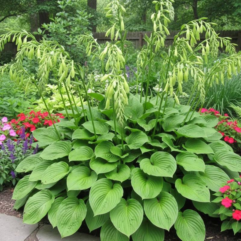Hosta plantaginea var. japonica à fleurs Blanche/ - feuillage Caduc - Godet - 5/20 cm - Image 1