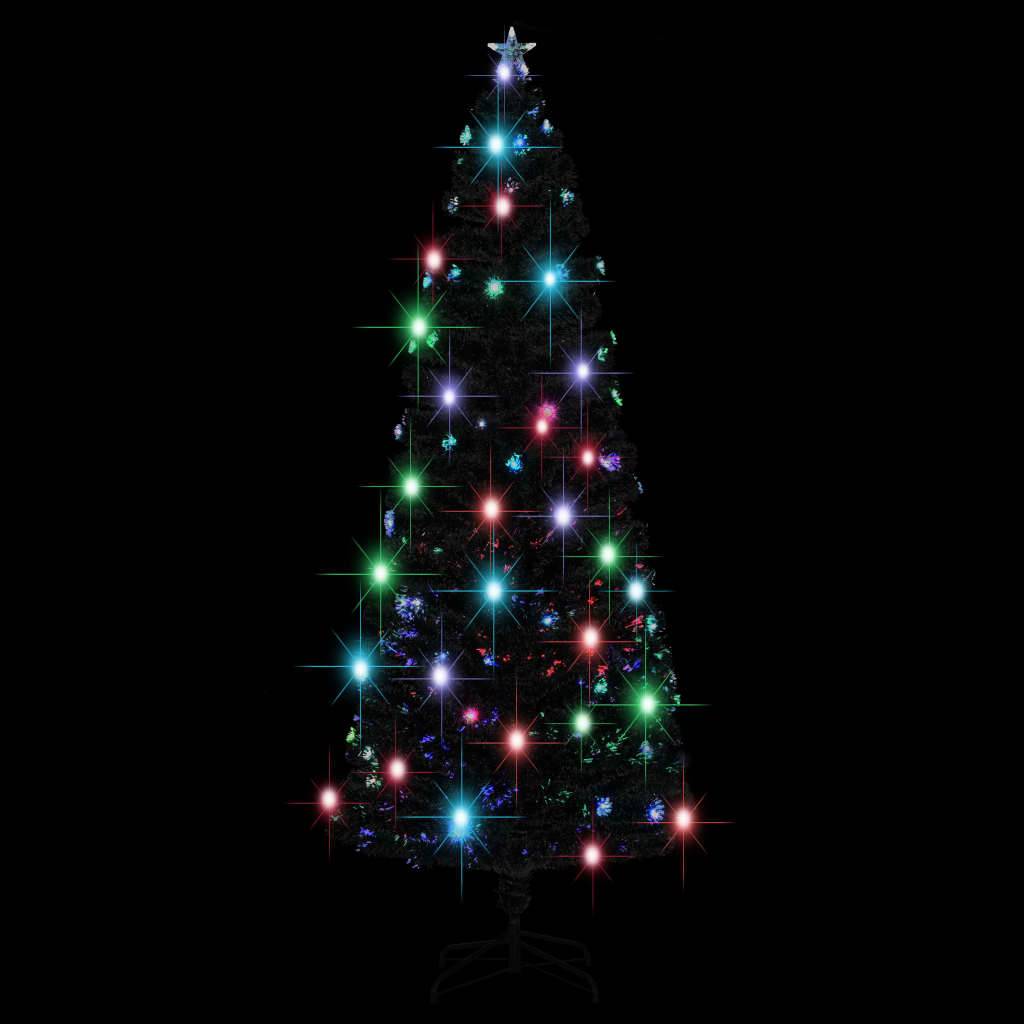 Vidaxl - Arbre de Noël pré-éclairé vert et blanc 240 cm fibre optique vidaXL 329029 - Image 9