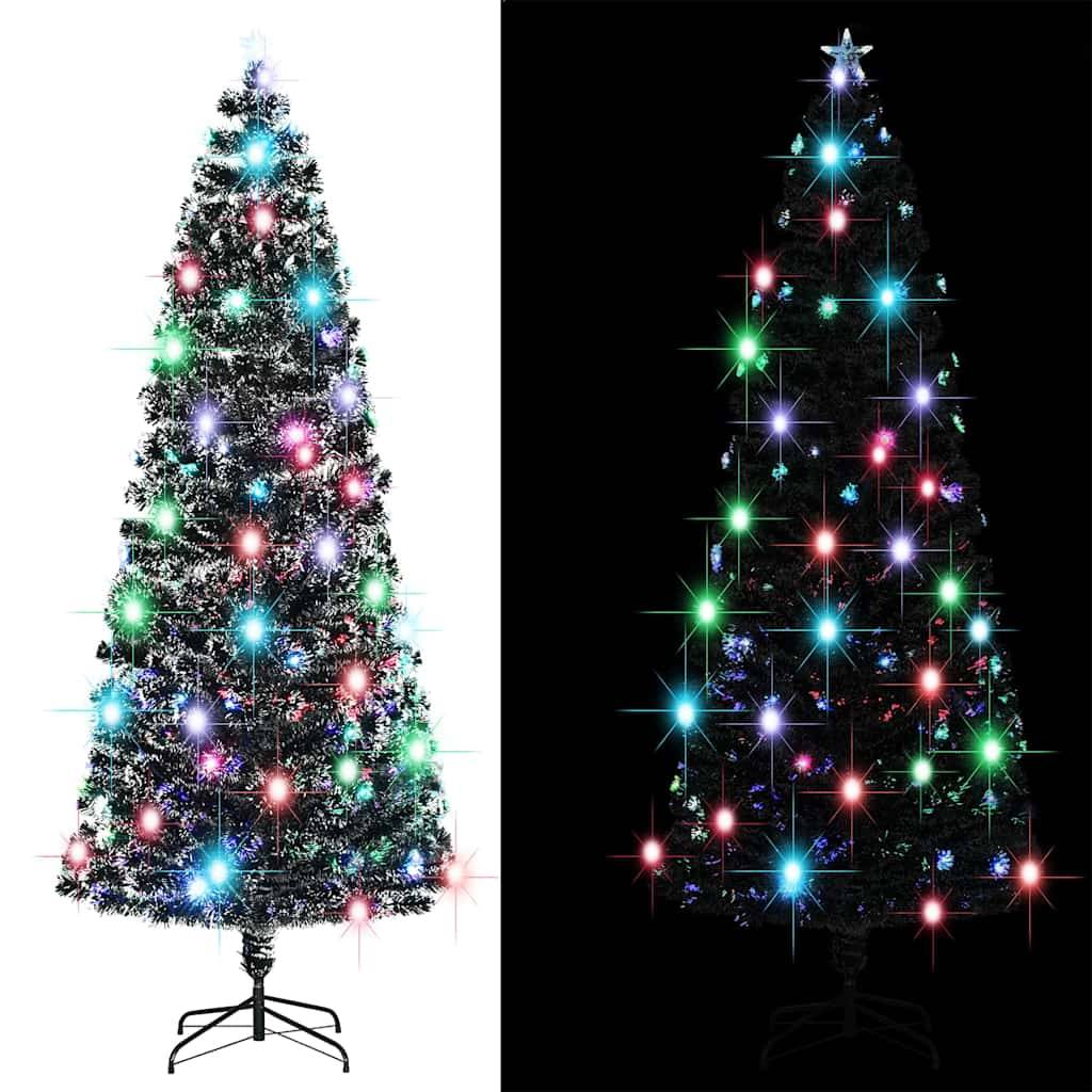 Vidaxl - Arbre de Noël pré-éclairé vert et blanc 240 cm fibre optique vidaXL 329029