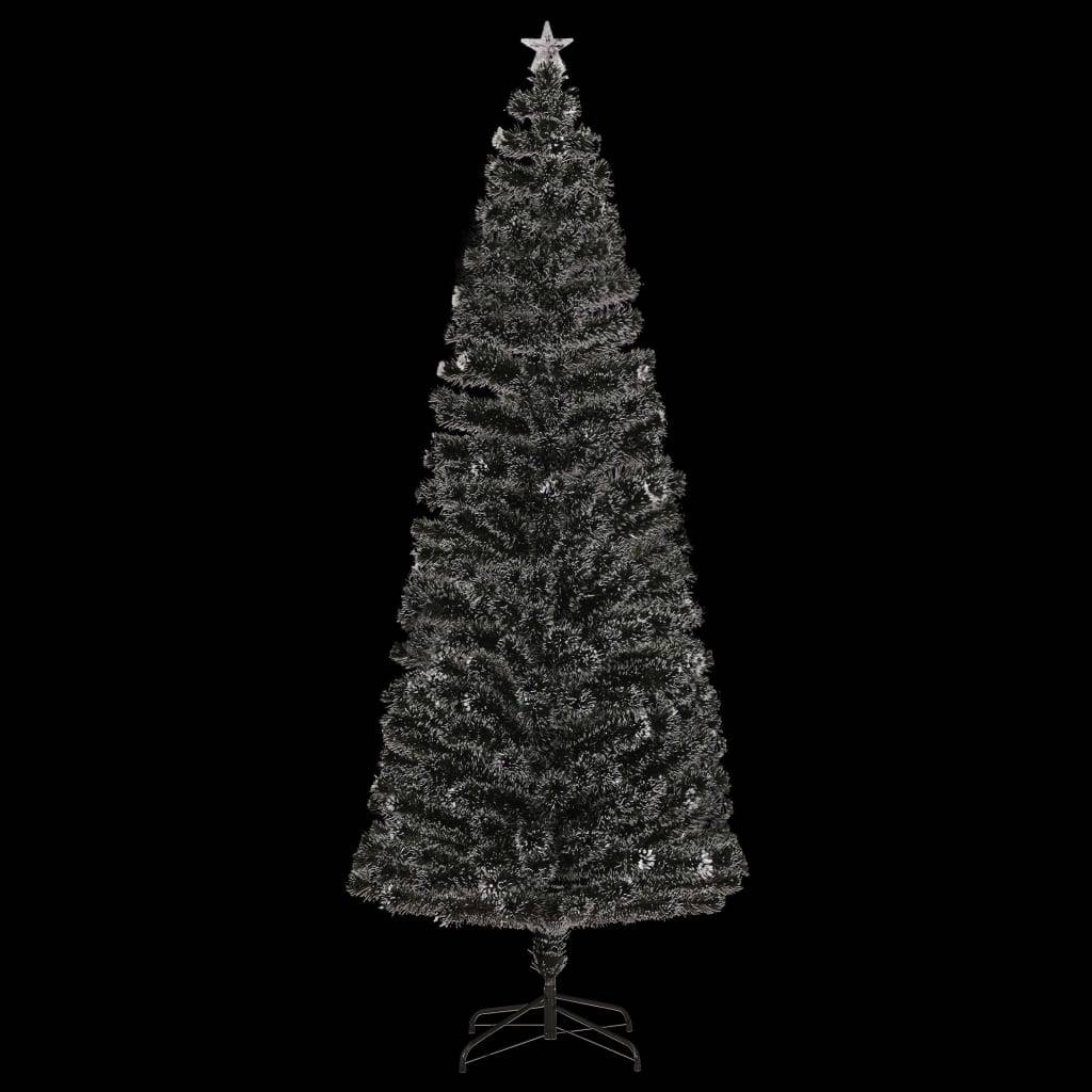 Vidaxl - Arbre de Noël pré-éclairé vert et blanc 240 cm fibre optique vidaXL 329029 - Image 10