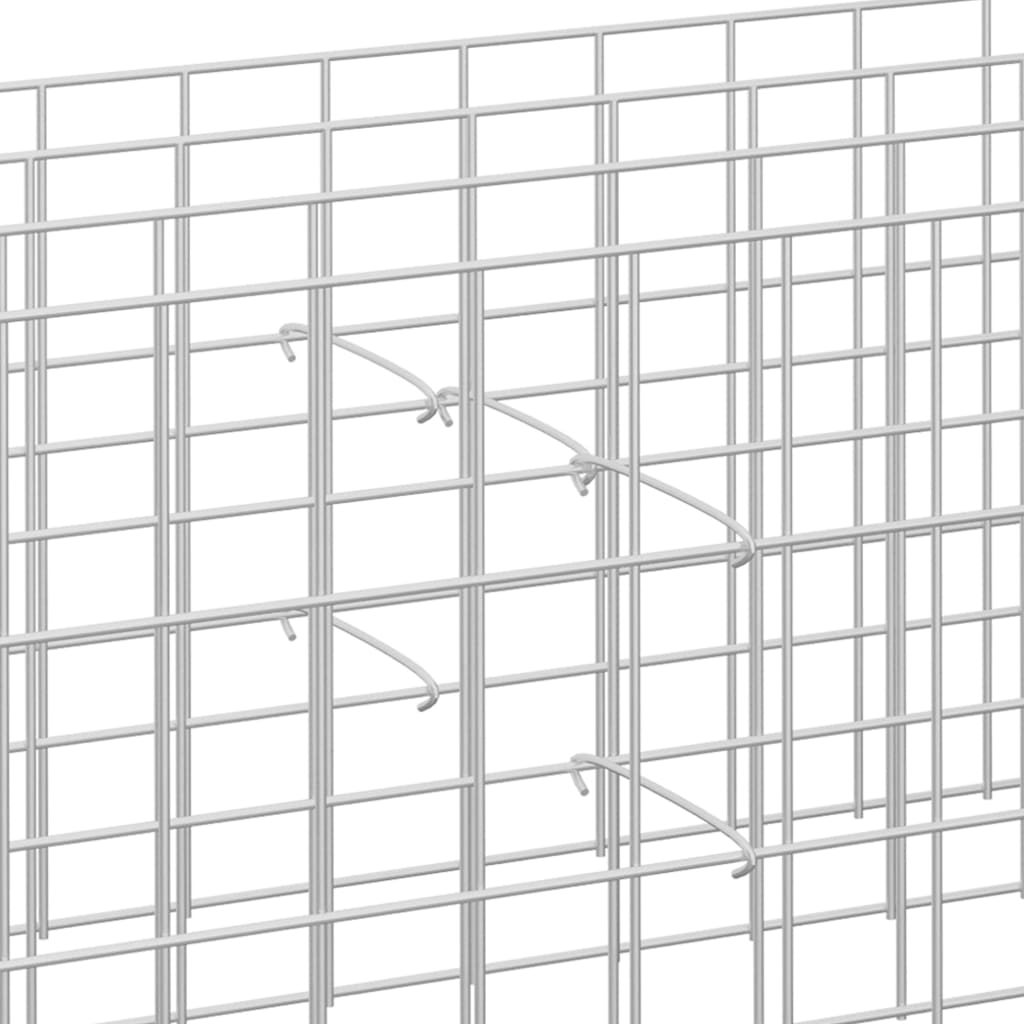 Vidaxl - Crochets de gabion 100 pcs Acier galvanisé 50 cm - vidaXL - Imagen 3