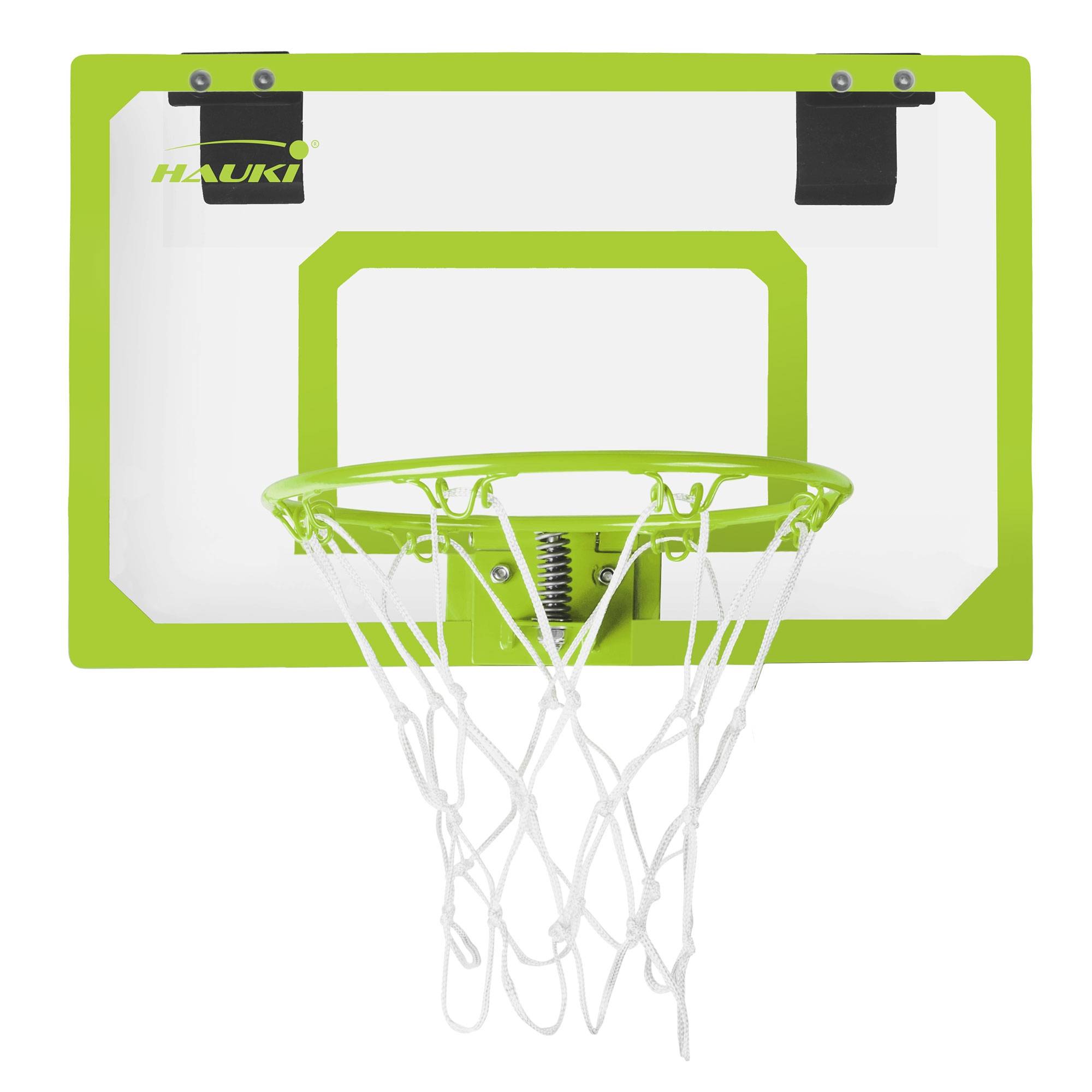 Set panier de basket vert 58x40 cm 3 ballons pompe à balles panneau et anneau - Image 1