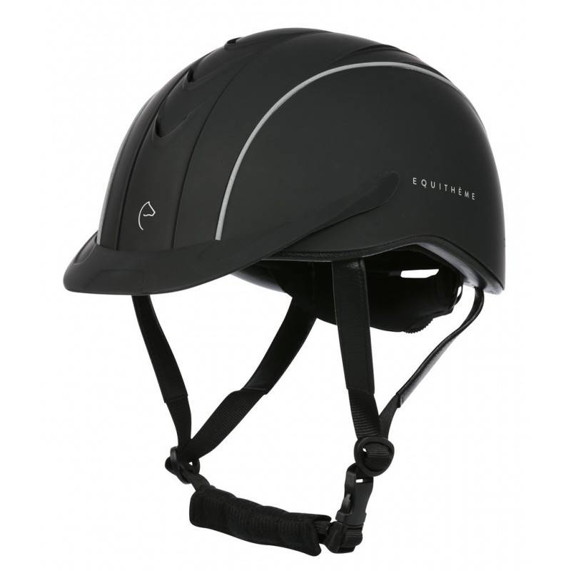 Casque Equithème "Compet" - Noir - Taille M