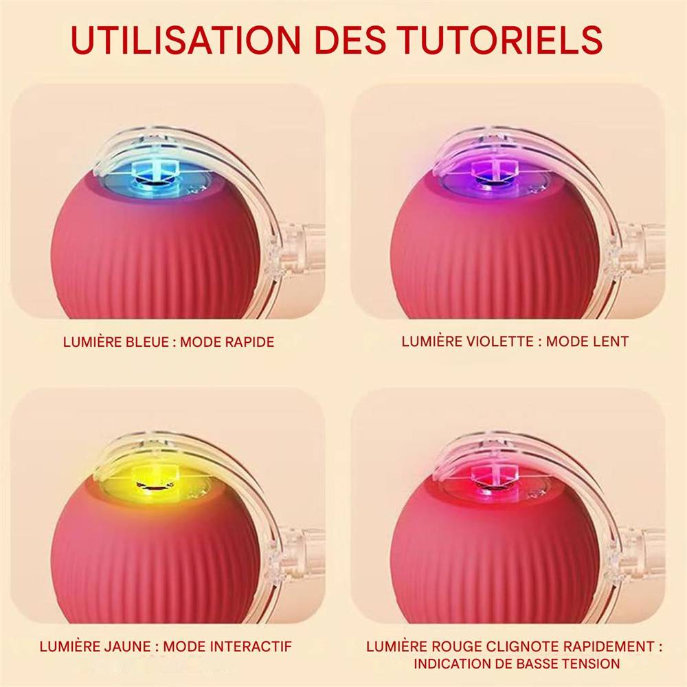DtopbuyAge - Balle roulante interactive pour chiens(Gris) DtopbuyAge - Image 4