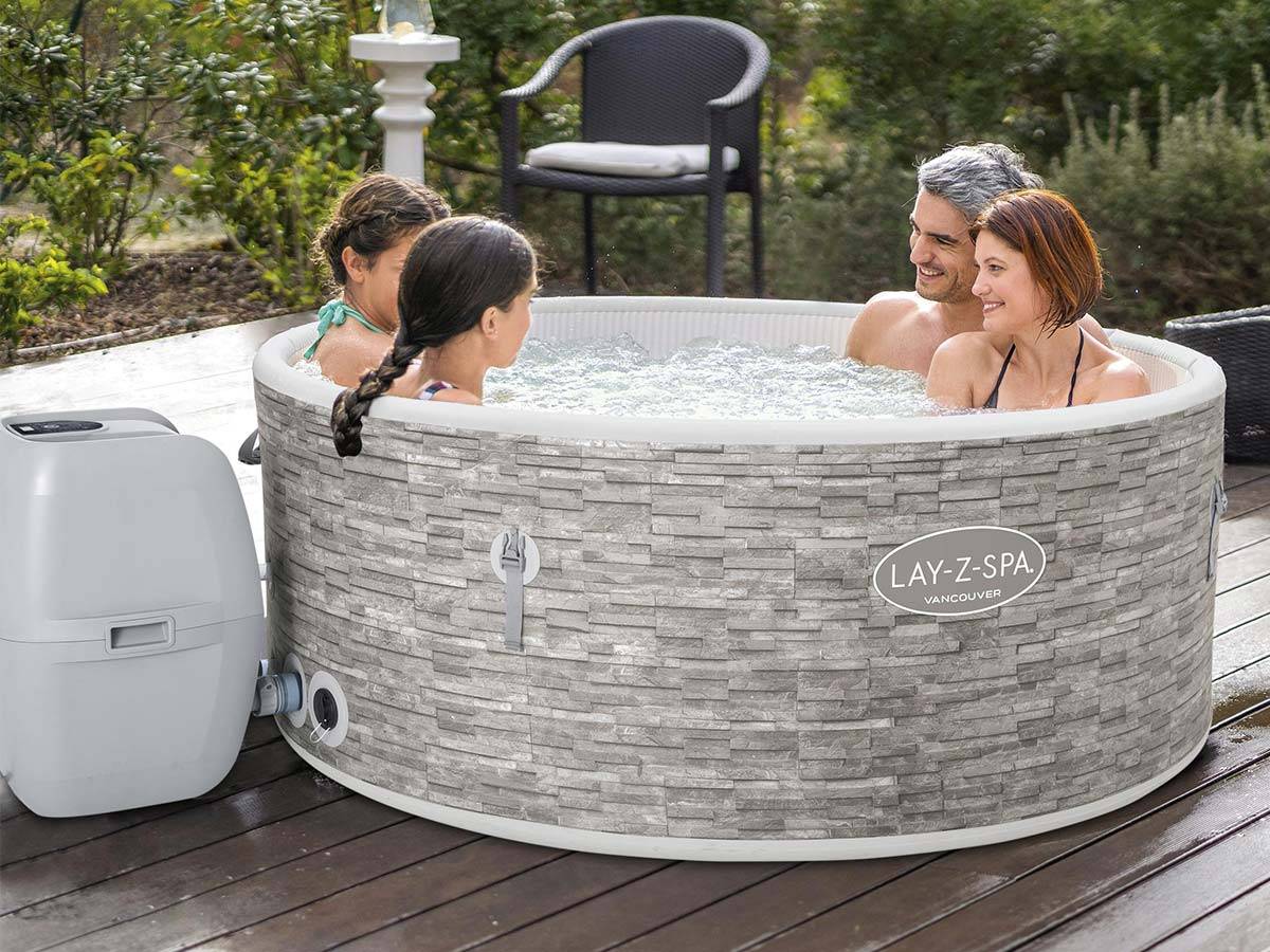 Bestway - Spa gonflable Lay-Z-Spa Vancouver rond Airjet Plus 3/5 places - Bestway - Imagen 2