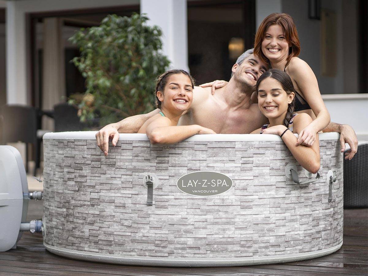 Bestway - Spa gonflable Lay-Z-Spa Vancouver rond Airjet Plus 3/5 places - Bestway - Imagen 3