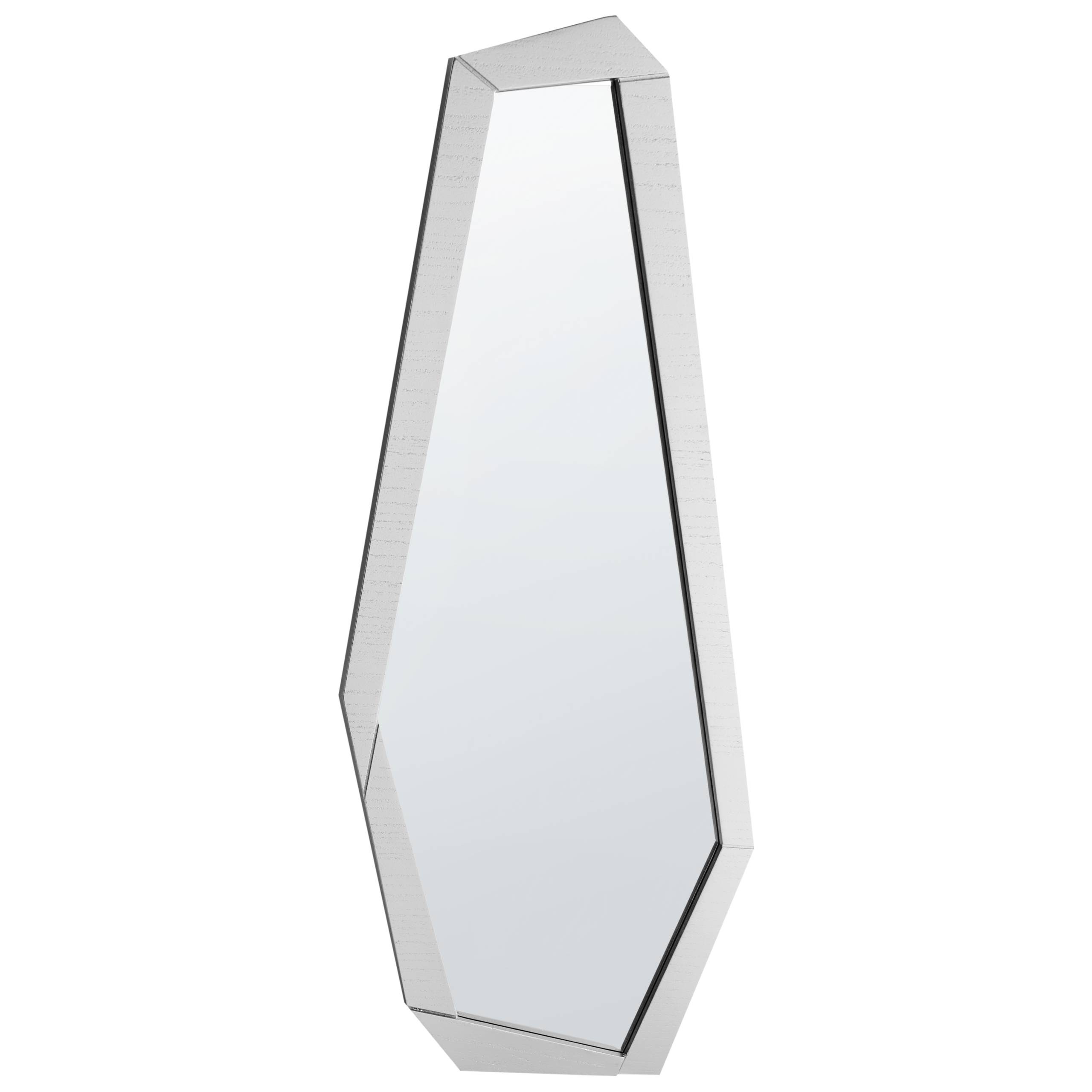Beliani - Miroir MDF Argenté CHANU - 44x3x104- Beliani - Image 2