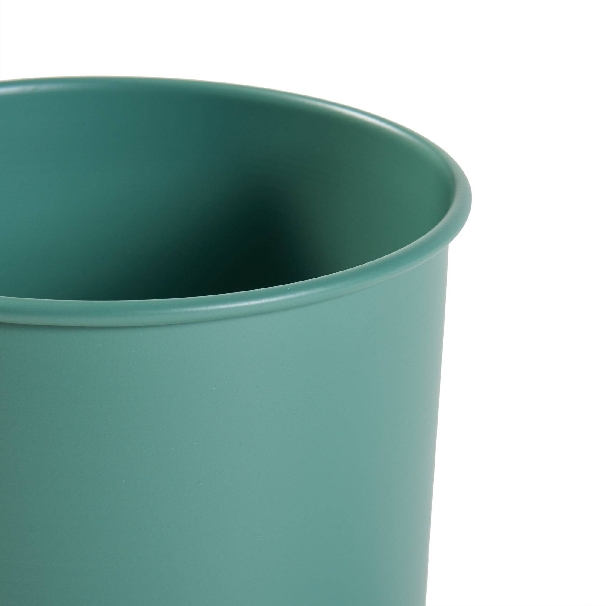 Porte-plantes style intemportel support 63 x 29 x 21 cm métal vert - Image 4