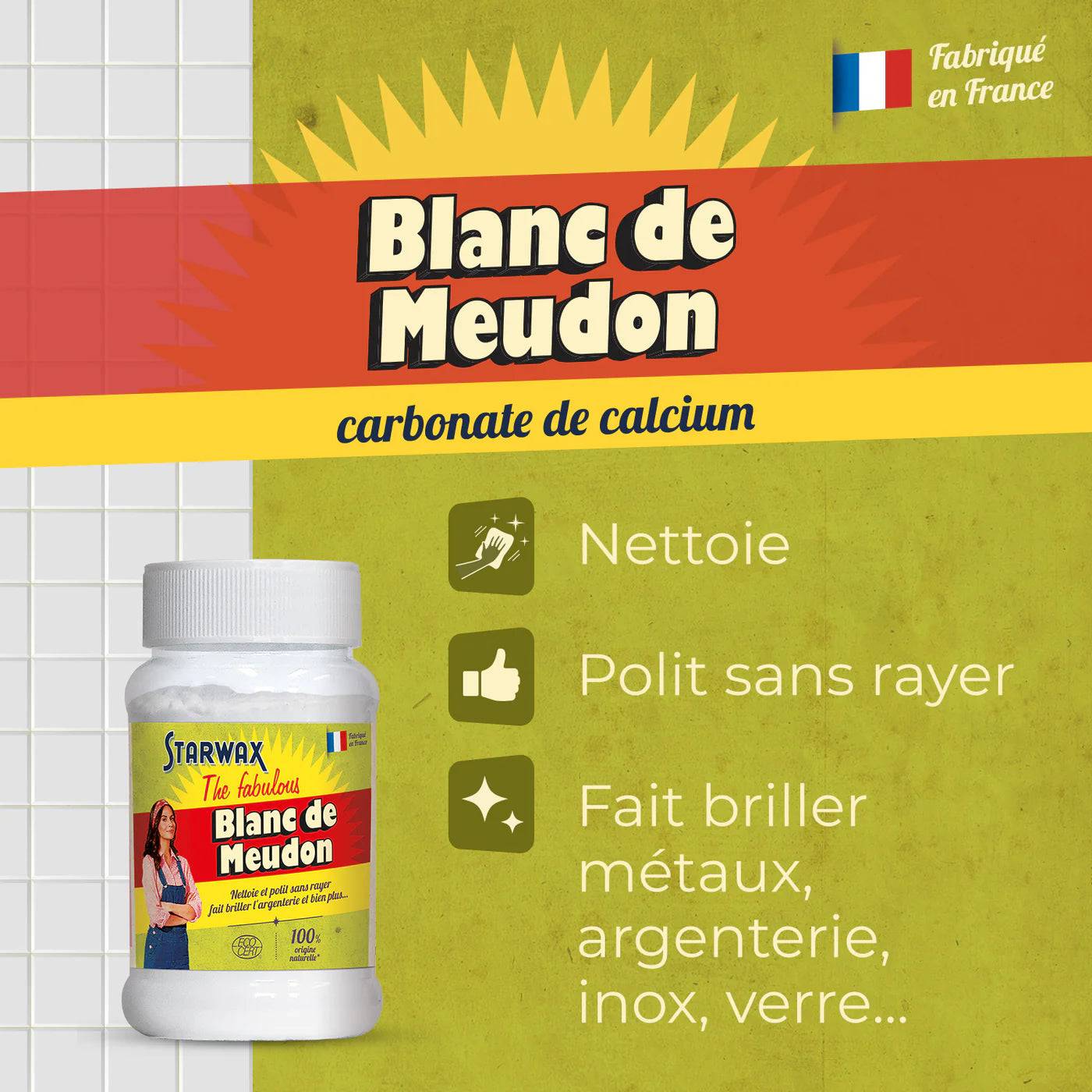 Starwax Fabulous - BLANC DE MEUDON 480G - Image 3