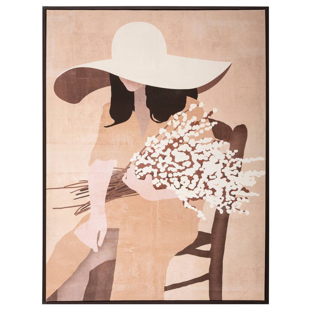 Atmosphera - Toile encadrée "Portrait" 58x78cm - Atmosphera Créateur d'intérieur - Imagen 2