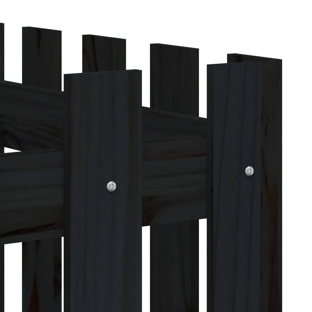 ComfortXL - Potager sur pied en bois design noir hauteur 70cm 150x50cm – ComfortXL Outdoor Living - Image 7