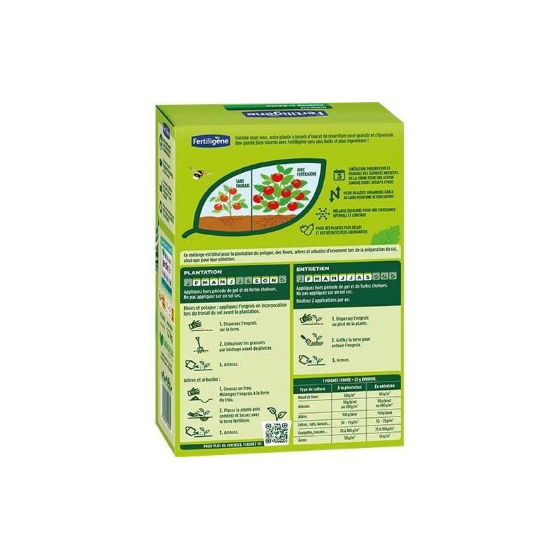 Fertiligène - Engrais Corne Et Sang Fertiligene - Fcosan12 - 1,2 Kg - Action Rapide Et Durable - Nourrit Jusqu'a 3 Mois - Image 2