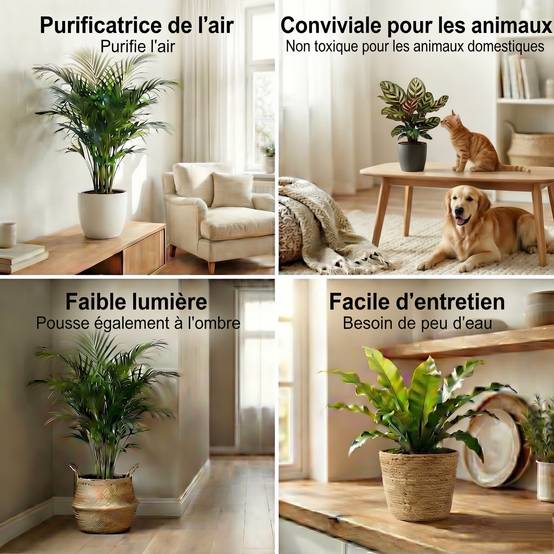 0 - Plantes Purificatrices avec Pot Anthracite - Set de 12 - Image 5