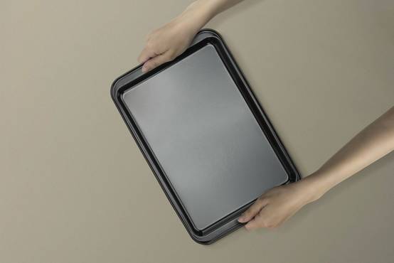 Plaque à biscuits avec revêtement anti-adhésif - 37 x 26,5 cm - Convient aux fours - Myway - Imagen 3