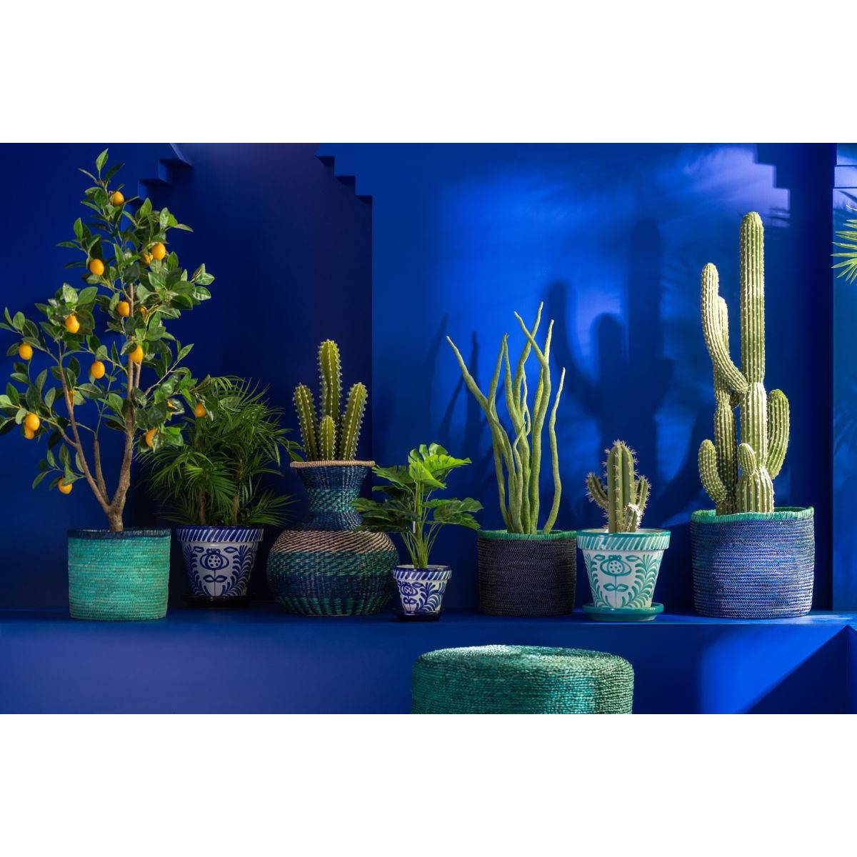 Plante Artificielle en Pot "Grasse" 92cm Vert - Image 4
