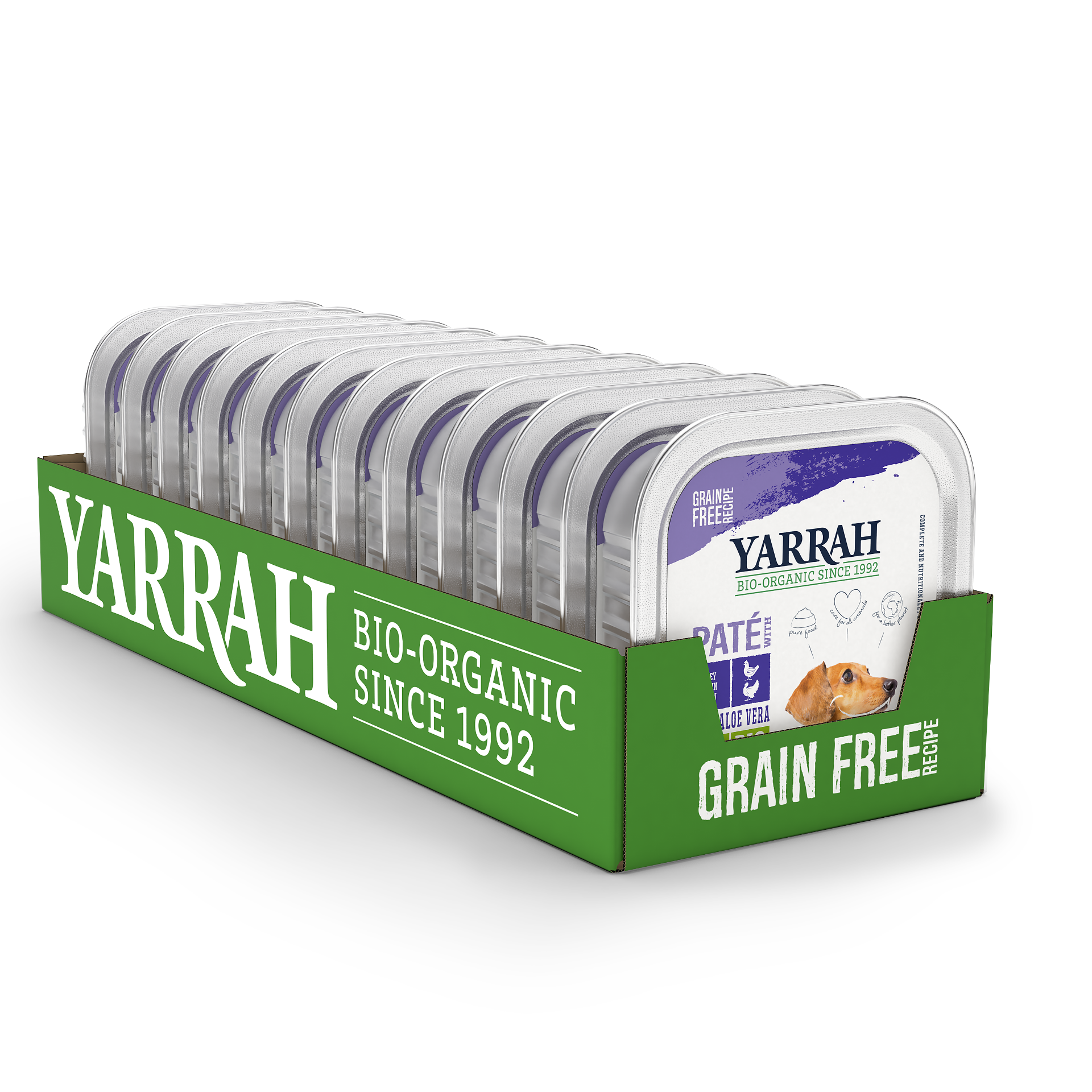 Yarrah - Pâtées Bio Sans Céréales Poulet & Dinde pour Chien - Imagen 2