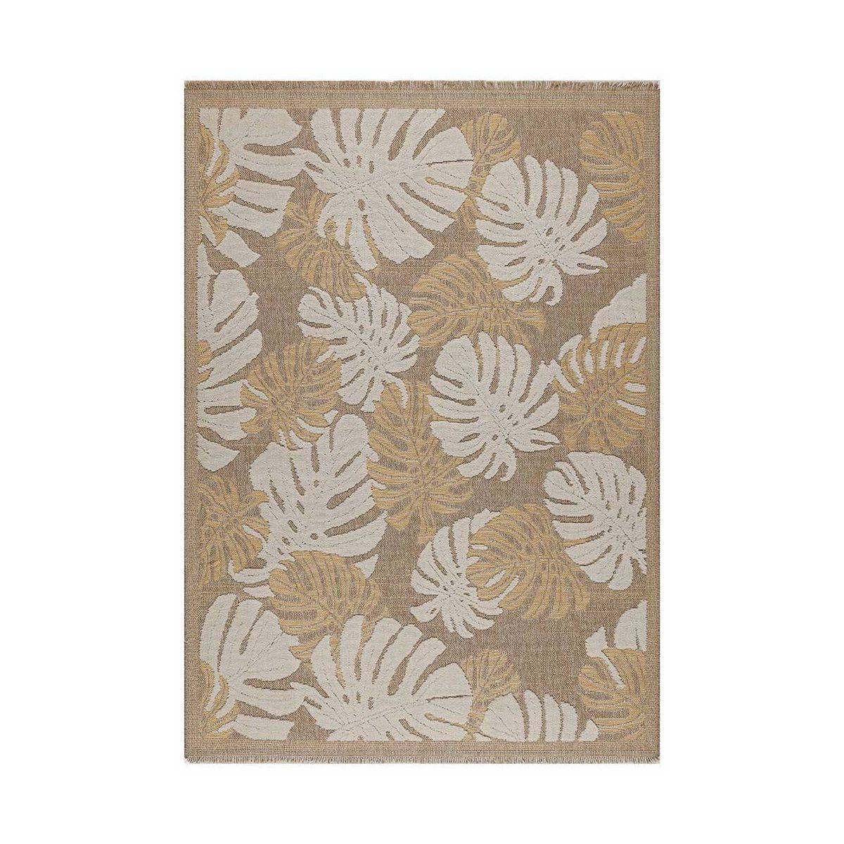 Jardindeco - Tapis intérieur extérieur aspect jute jaune Tijuana 9062 230 x 160 cm - Imagen 1