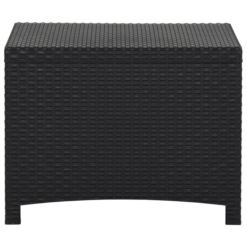 Helloshop26 - Coffre boîte meuble de jardin rangement 60 x 54 x 41 cm rotin pp graphite - Imagen 3